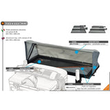 MK4 Aluminium Side Tray with Canopy 750 x 550