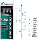 Haybusa Sabiki Ultra Violet/Scale Flasher EX126