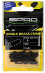 SPRO Matte Black W-Brass Crimp