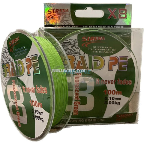 SIRENA PE X8 - Braided line