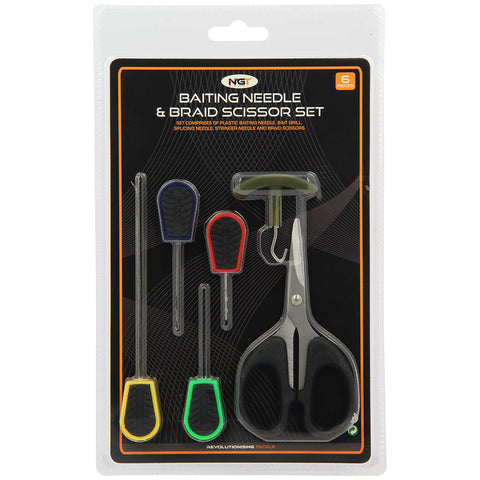 NGT Baiting Needle&Braid Scissors