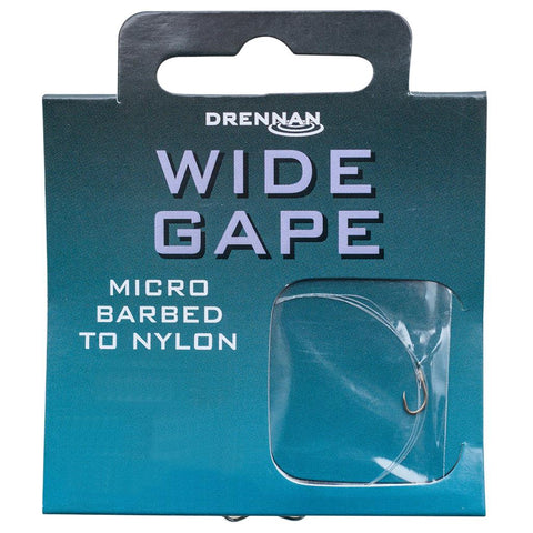 Drennan Wide Gape - Hooks to Nylon