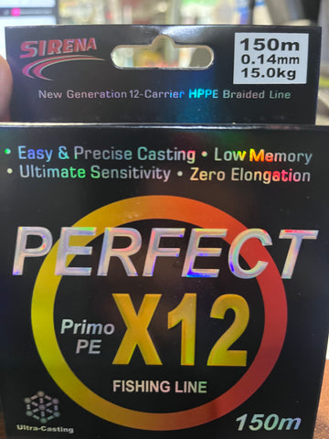 SIRENA PERFECT PE X12 Braided LINE