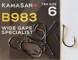 Kamasan B983 Wide Gape Hooks