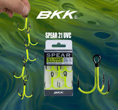BKK Spear-21 UVC treble hooks – Baracuda Fishing Tackle