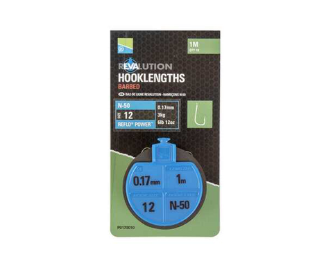 Preston Innovations Revalution N-50 Hook-Lengths