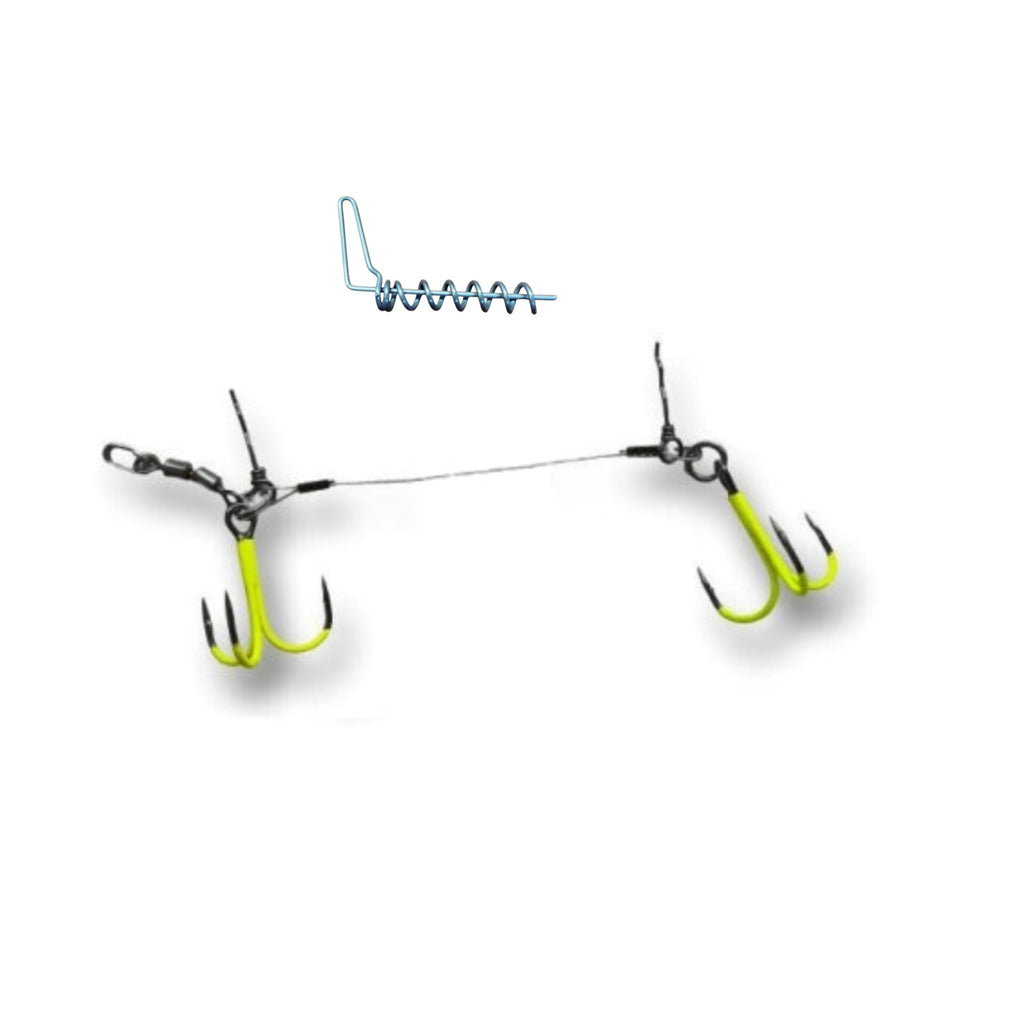 Single Double Rig Pikecraft Double Swivel Stinger Rig UVO/UVC - Single Rig – Baracuda ...