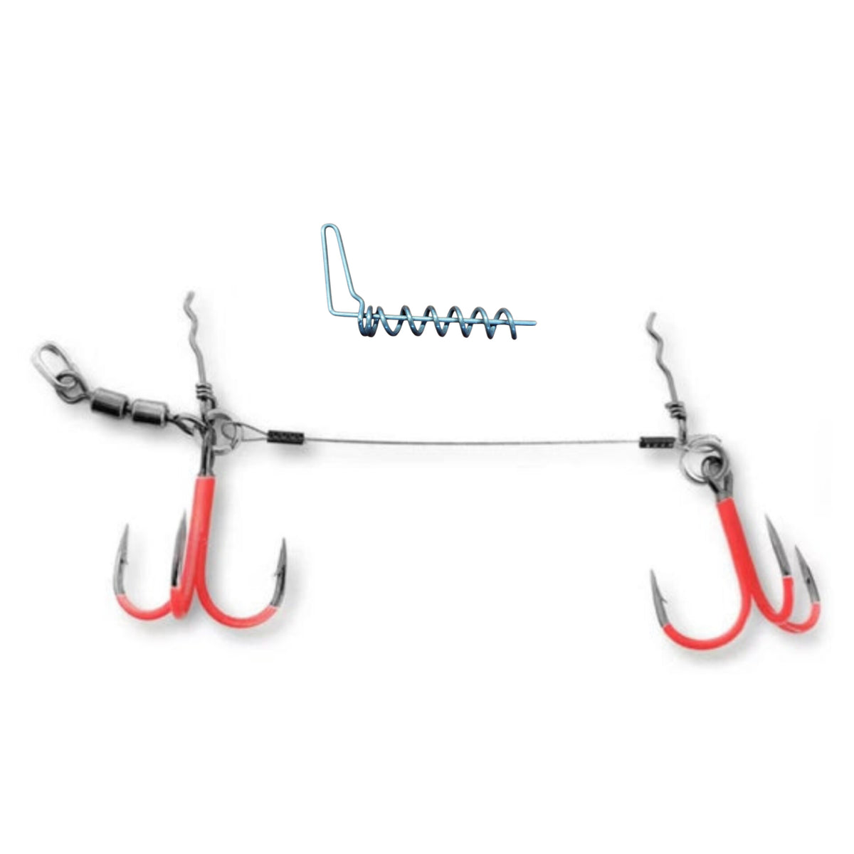 Pikecraft Double Swivel Stinger Rig UVO/UVC - Single Rig – Baracuda ...
