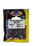Tsunami Black Interlock Snap Swivels
