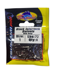 Tsunami Black Interlock Snap Swivels