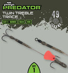 Fox Rage Predator Twin Treble Traces