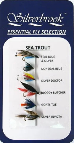 Silverbrook Essential Trout Fly Selection - Sea Trout