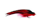 Black / Red  Pike Fly Size 4/0