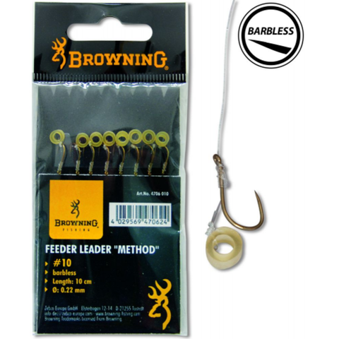 Browning  Method Bait Band Barbless 10cm