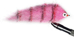 Pink  Fire Tiger Pike Fly Size 4/0