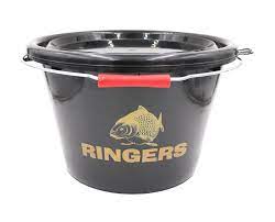 Ringers 18L Bucket & Lid,Riddle Combo Set - BLACK