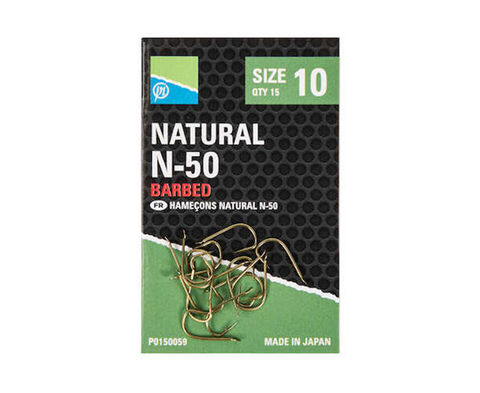 Preston Innovation Natural N-50 Hooks